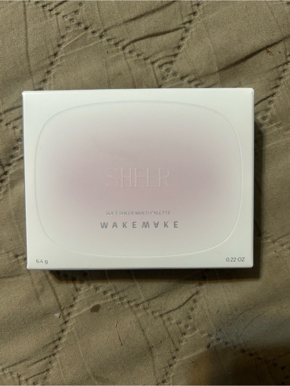 WAKEMAKE Soft Sheer Multi Palette 03 Lavender Pleasure NIB K-Beauty